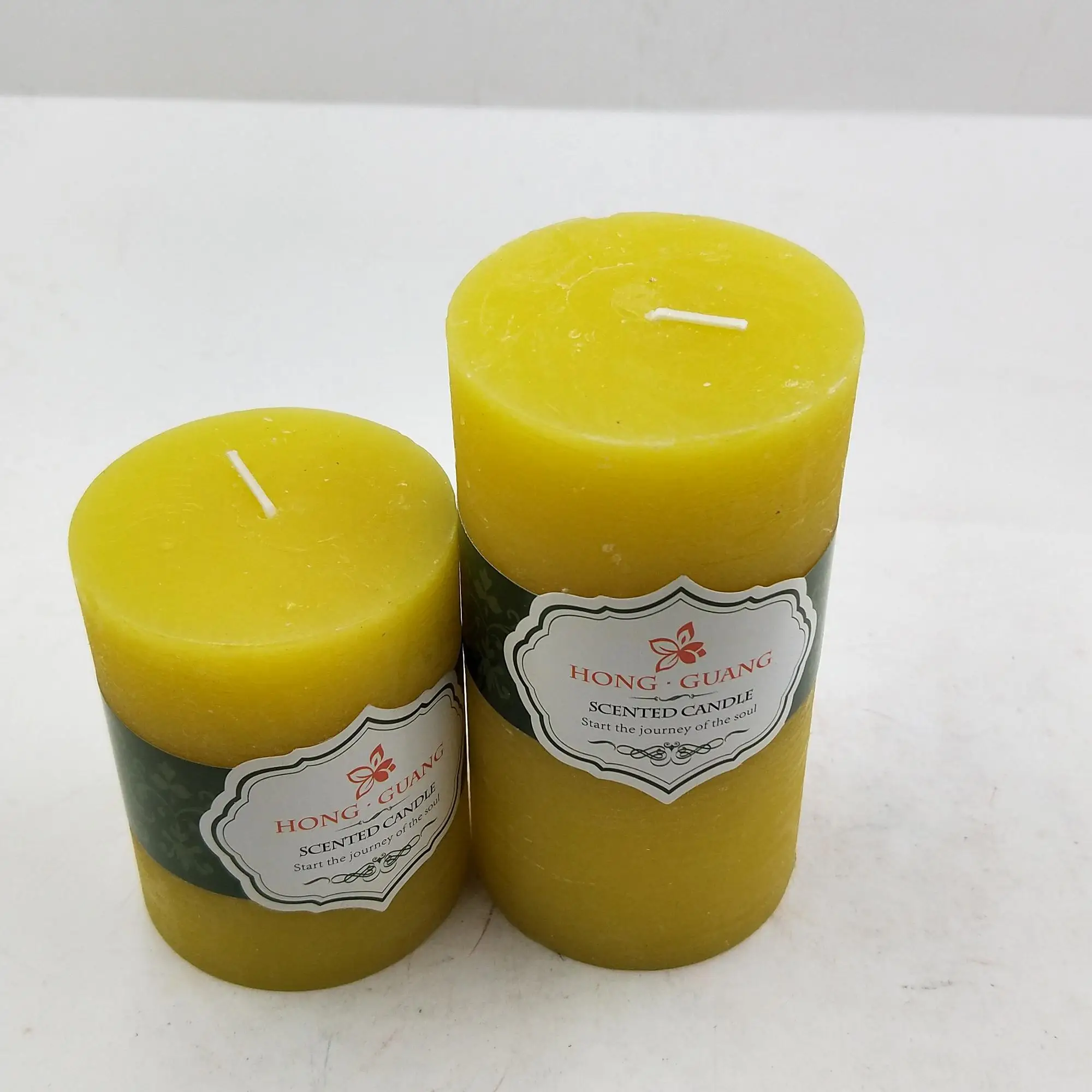 Customized Wholesale Eco Friendly Pillar Candles