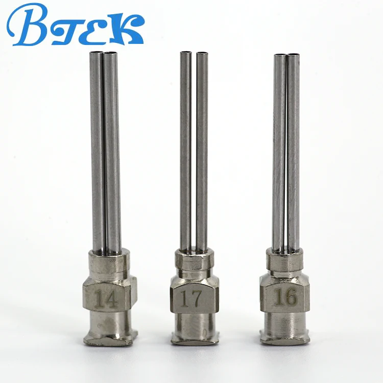 China Price and Wholesale Twin Stainless Steel Dispensing Needles