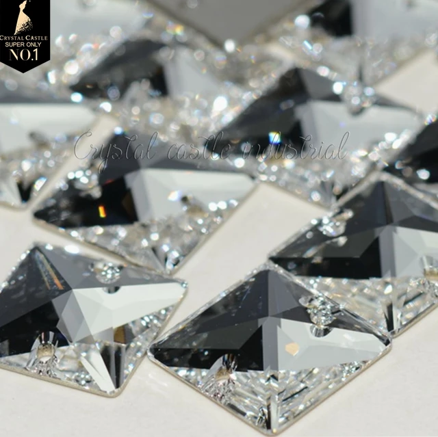 Оптовая продажа блестящие квадратные белые стразы 3240 с плоской спинкой диаметром 10 мм для свадебного платья украшения