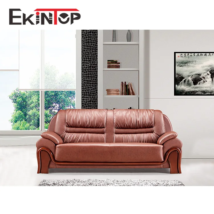 High Quality Office Furniture Modern Comfortable Office Sofa Set Leather Reception Sectional Sofa Reception Business Office Sofa