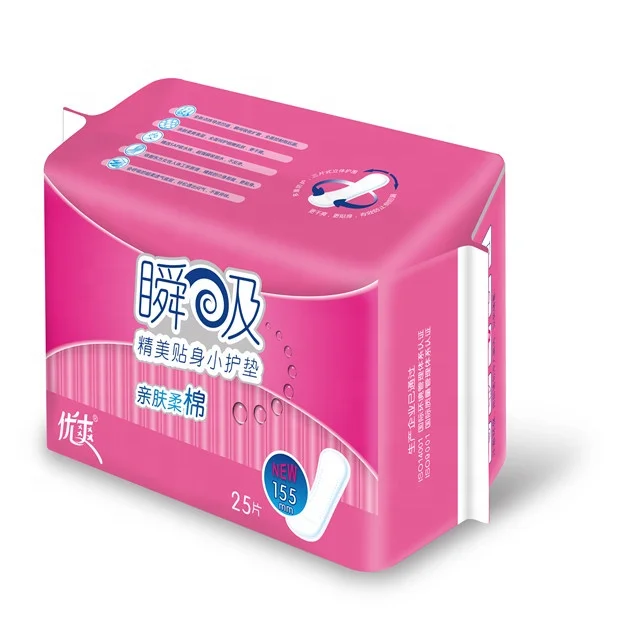 
OEM Disposable Wholesale Brand Name Herbal Panty Liner, Sanitary napkins , menstrual pads 