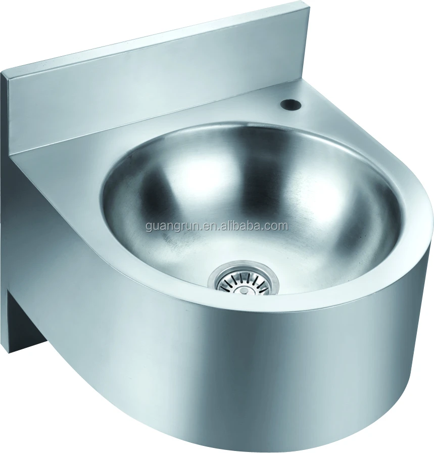 Stainless Steel Topmount Round Apron Kitchen Sink With Splashback GR-526F