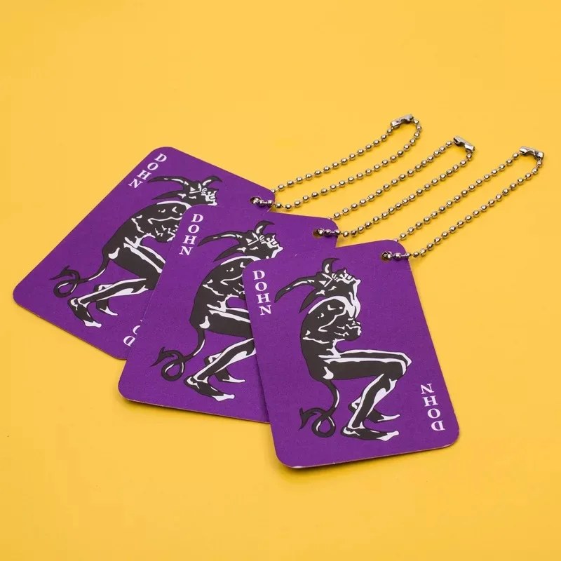 Изготовленная на заказ подвесная бирка для одежды из пвх материалов