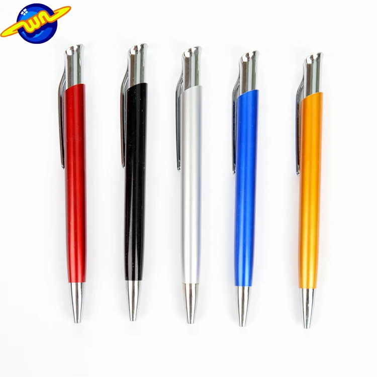2020 new collect nice clip push action full colored print promotional ball pen