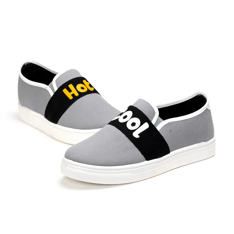 Новый стиль удобные студенческие Классические Стильные холщовые туфли на плоской подошве