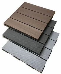 Outdoor Easy-installation Composite DIY WPC Decking Tiles