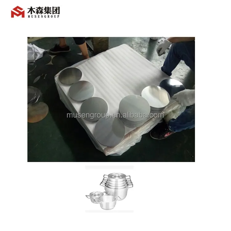 004/3104/3003/3105/5052Hot rolled aluminum circle/disc/induction base aluminium discs for cooker/pan