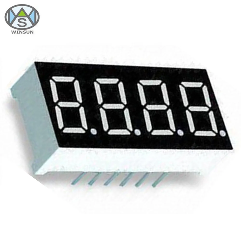 0.4 inch 4404 four / 4 digital white 7 segment LED display for score board