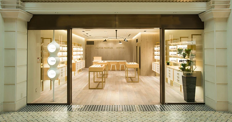 Classic Style Optical Eyewear Shop Fittings Optical Showroom Design Display