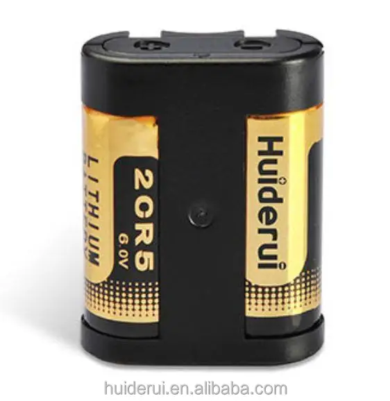 6.0V Primary LiMnO2 Battery 2CR123A lithium battery 2CR5
