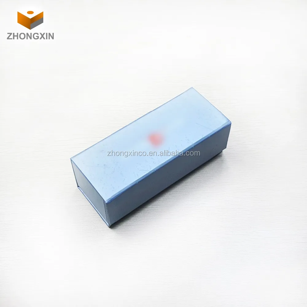 Recycled cardboard eyewear packing flip box custom creative sunglass paper packaging box with magnet