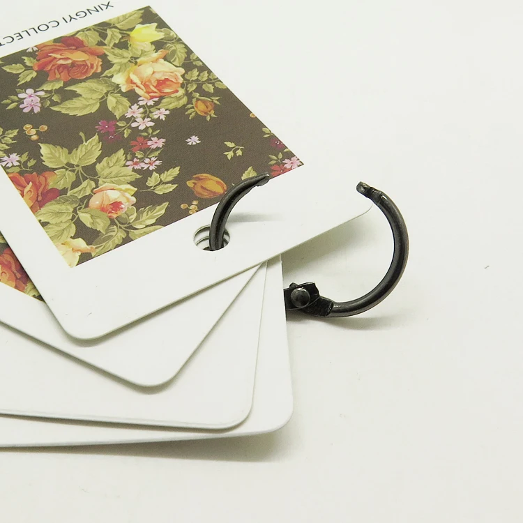 100 шт./кор. черный никель 25 4 мм металлический с отрывными листами книги связующее кольца