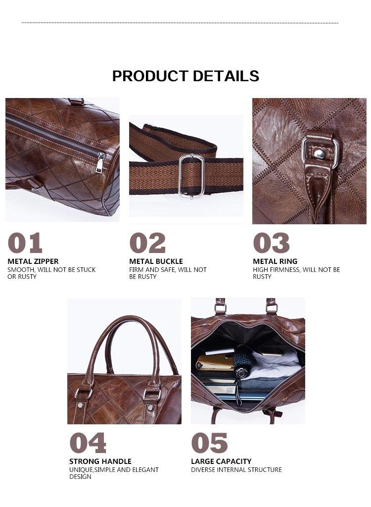 Лидер продаж Amazon 8883, мужские дорожные сумки для багажа с фабрики, спортивная сумка из натуральной кожи, чемодан и дорожные сумки