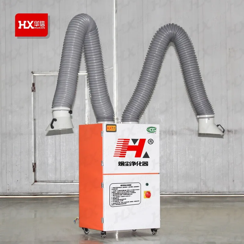 manufacturer Portable Welding Fume Collector Mobile Welding Dust Collector Fume Extractor with Self Cleaning System