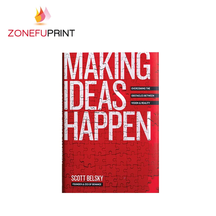 Hardcover Book Print With Dust Jacket Small MOQ And Free Sample Book Printing
