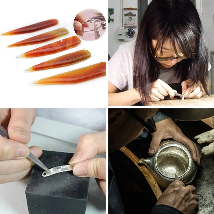 Инструменты Goldsmith ручка для полировки агата в форме меча инструмент со стальными шлифовальными машинками и