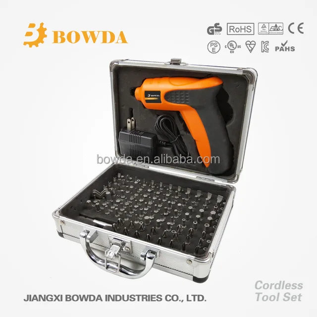 DIY Home Use Power Tool 4.8v Cordless Screwdriver Set