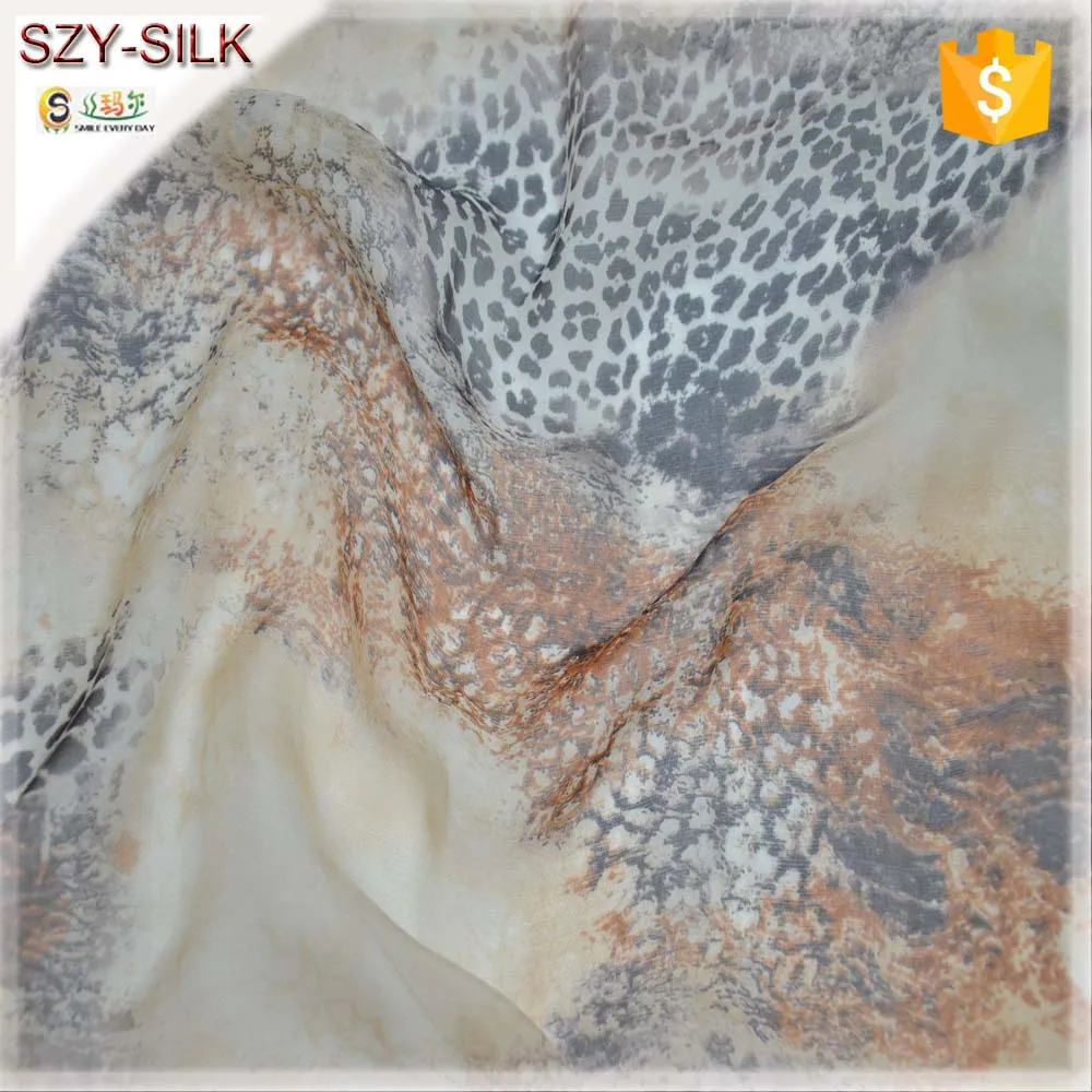 Ladies Georgette Tops 8mm printed silk georgette fabric for georgette frock