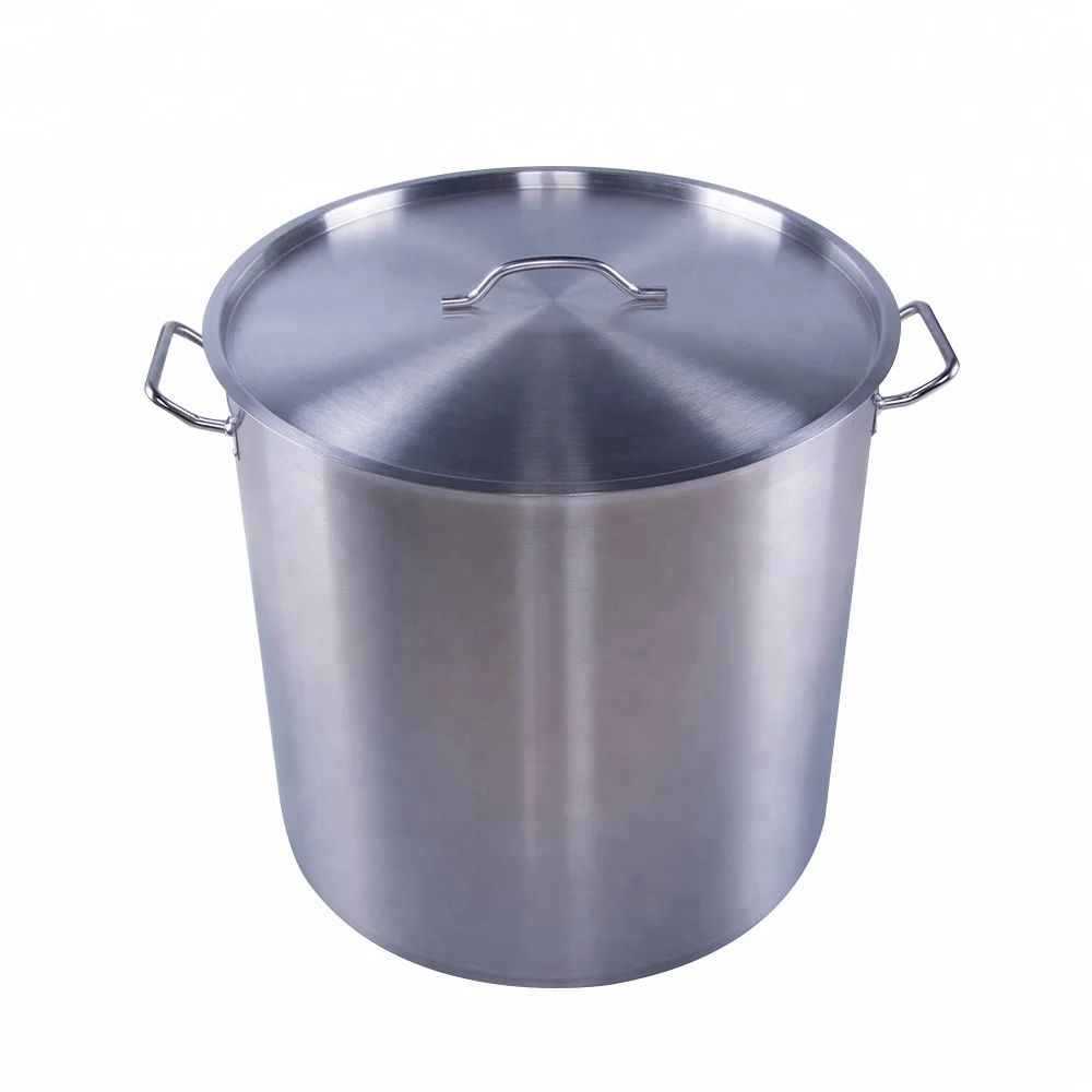 60cm stainless steel 100 gallon large aluminum cooking pot