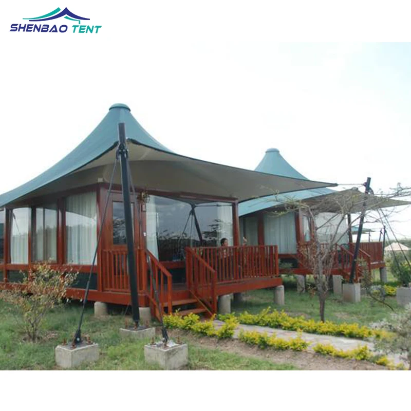 Luxury Resort Membrane Structure Hotel Tent For Glamping