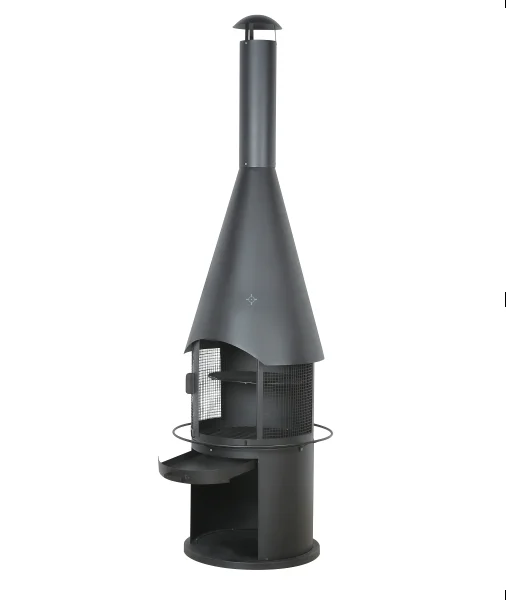 Outdoor stainless steel Bbq Fire Pit With Chimney