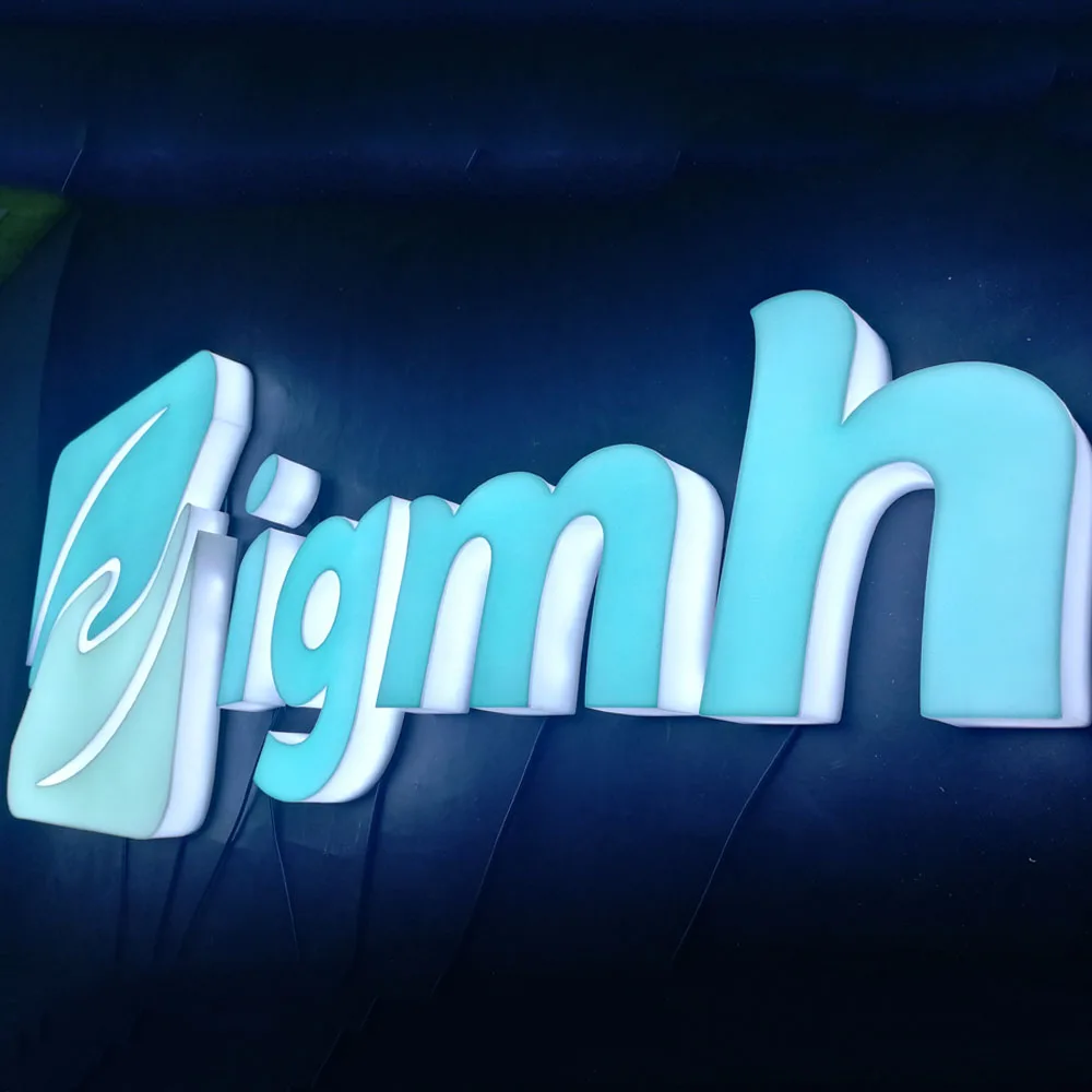Business Advertising led acrylic letter sign and logo sinage for outdoor and indoor use