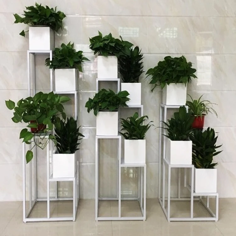 simple metal iron decorative indoor flower pot stand for sale