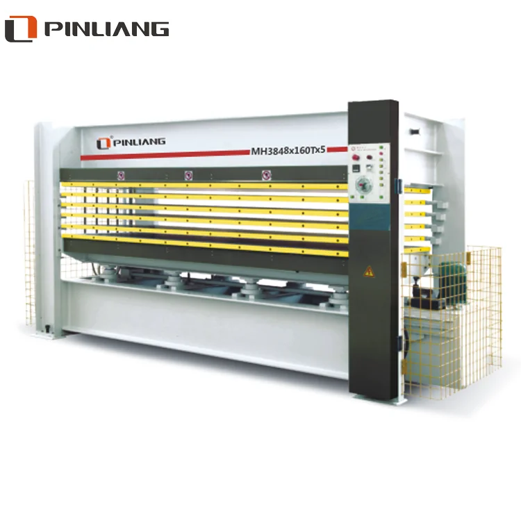 High quality Woodworking Machinery Hydraulic Hot Press Machine/Heat Press Machine for Plywood and MDF Door (MH3848x120Tx3)