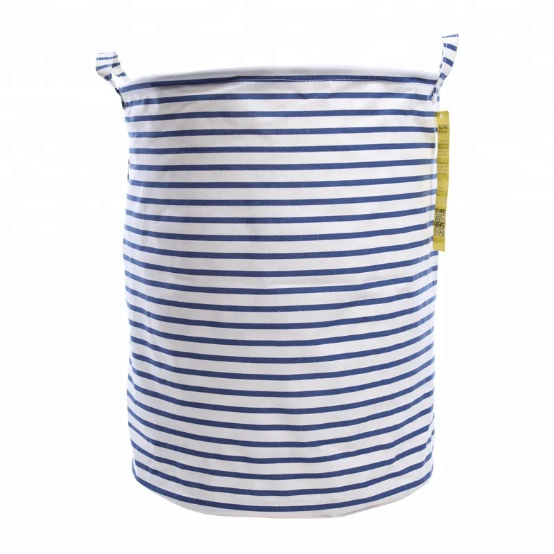 Stripe Large Storage Basket Laundry Basket Covers