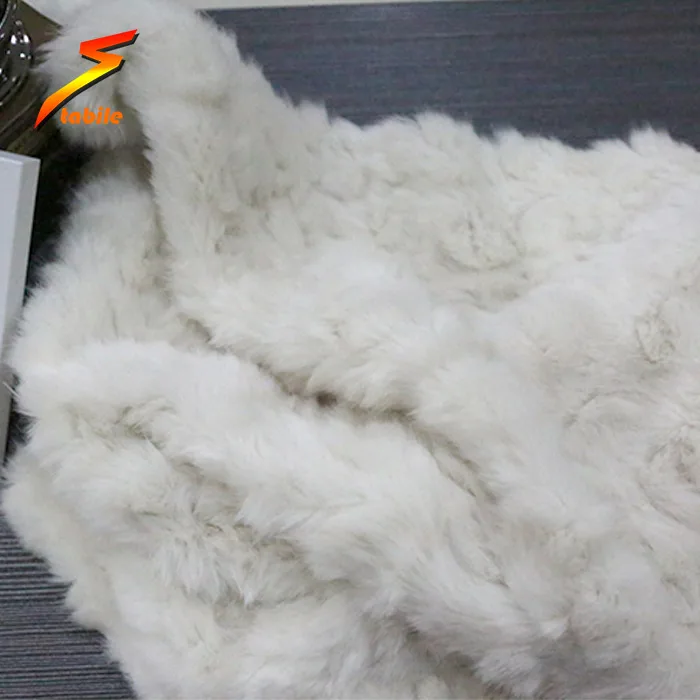 STABILE plush faux fur fabric blanket garment raw material