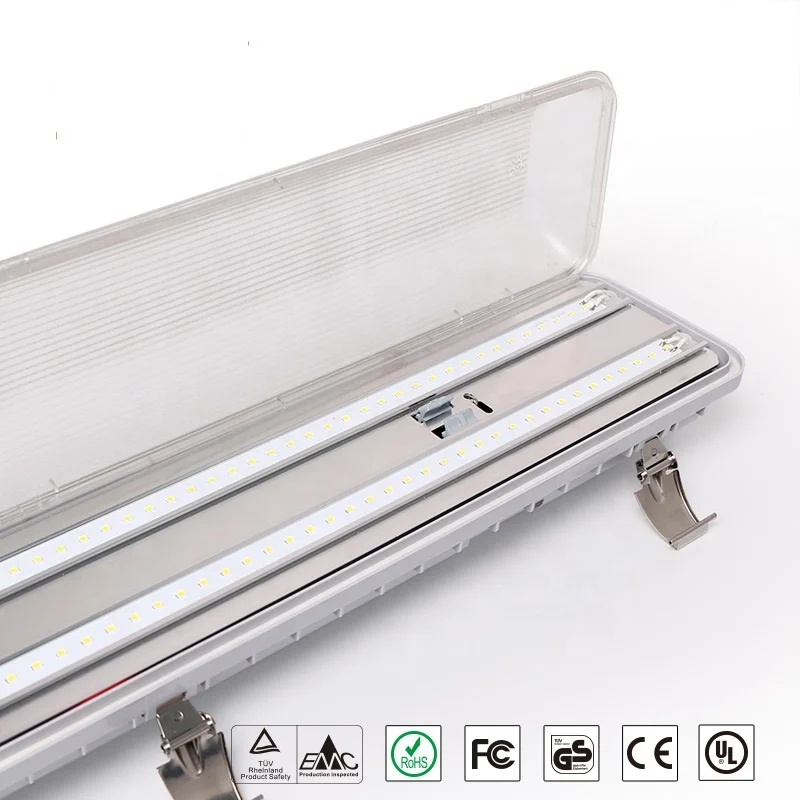 4ft IP65 led Vapor tight light linear lighting fixture tri proof led light