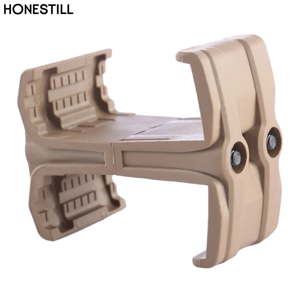 
Nylon Clip AR15 Rifle Gun Magazine Parallel Connector Clip Coupler Modified Part For M4 replacement 