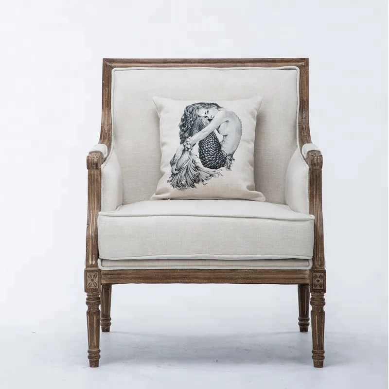 Классический дизайн, диван для гостиной, мебель для отдыха, дубовая рама из массива дерева, угловой диван из ткани