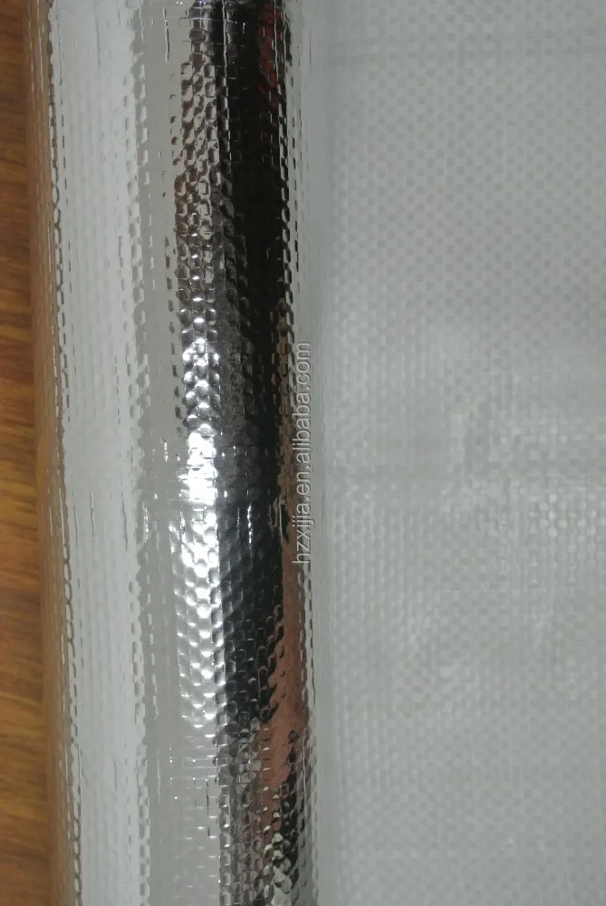 PE woven fabric laminated aluminum foil for heat insulation