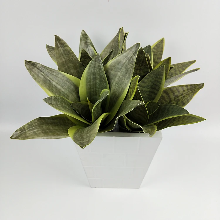 Selling simulation PVC home decorative Sansevieria trifasciata Prain artificial plants