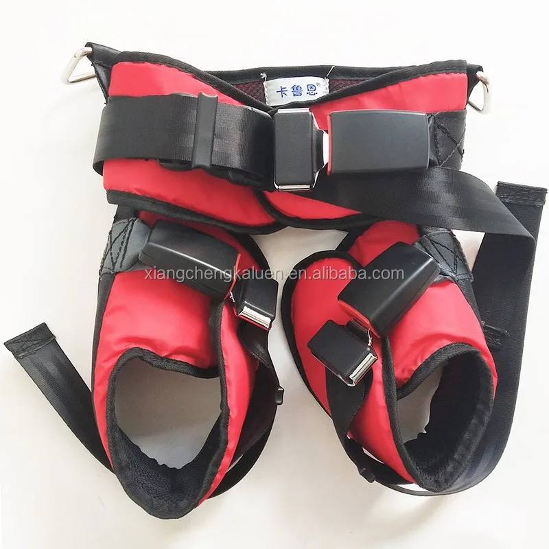 Hot sale bungee safety harness belt with double buckles