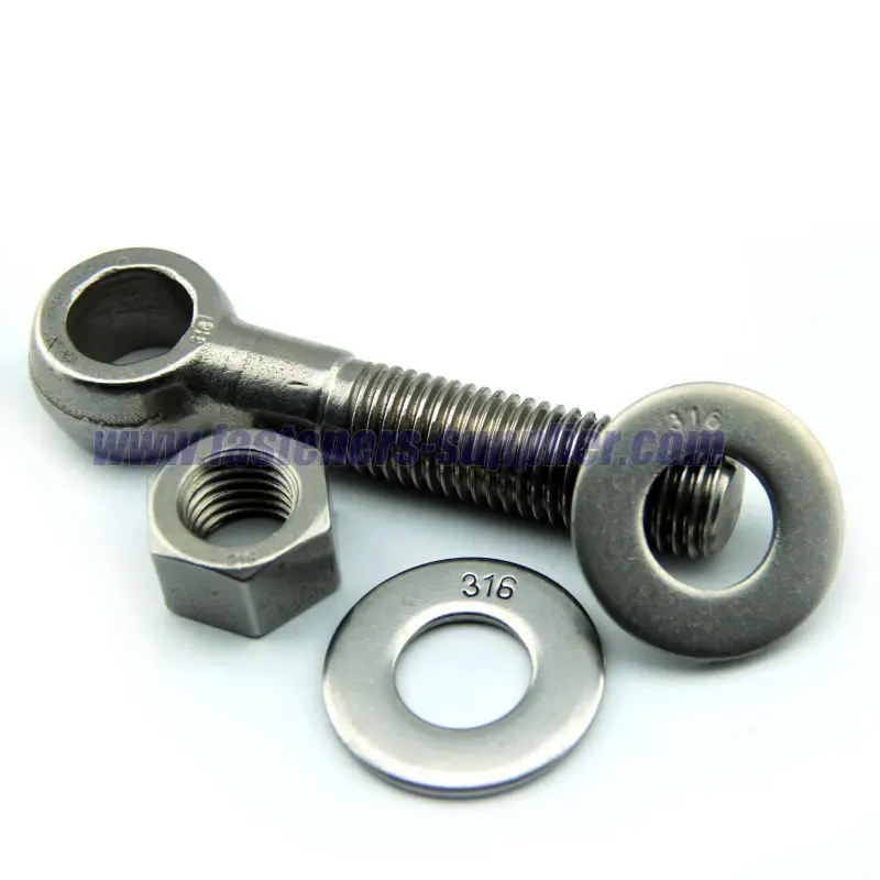 
Stainless Steel Lifting Assembled Eye Bolt & Nut & Washer 