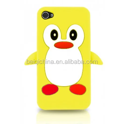 Yellow color Modern OEM Silicone Phone Bag,rubber Mobile Case, silicone Phone Cover