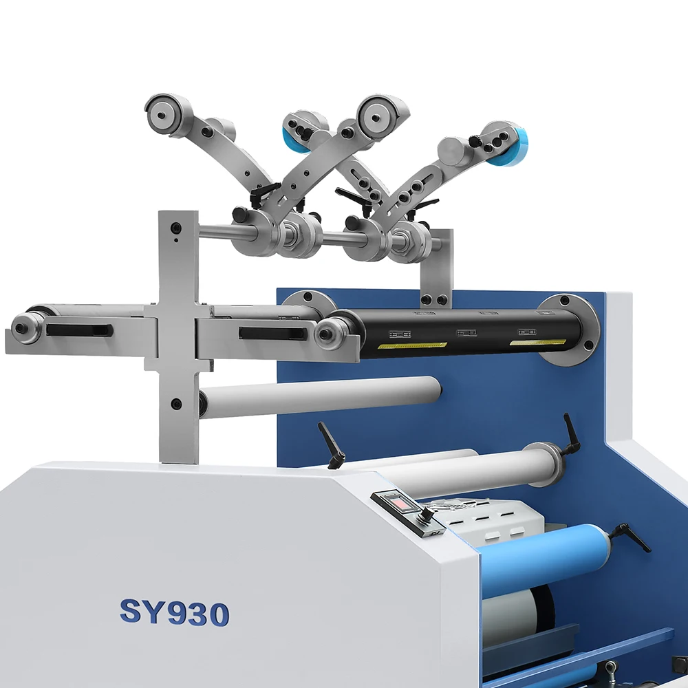 Thermal film lamination machine for plastic sheets