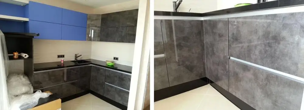 High gloss european style uv mdf for cabinets