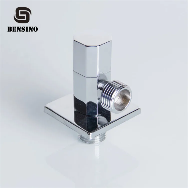 Brass Body Chrome 90 Degree Chinese Bathroom  Function Faucet Accessories Angle Valve