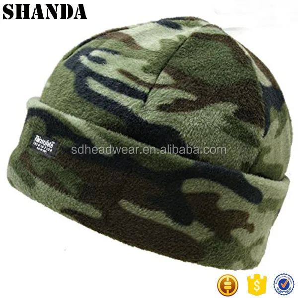 NEW WINTER WARM FLEECE BOB HAT US MILITARY WATCH CAP CAMOUFLAGE BEANIE