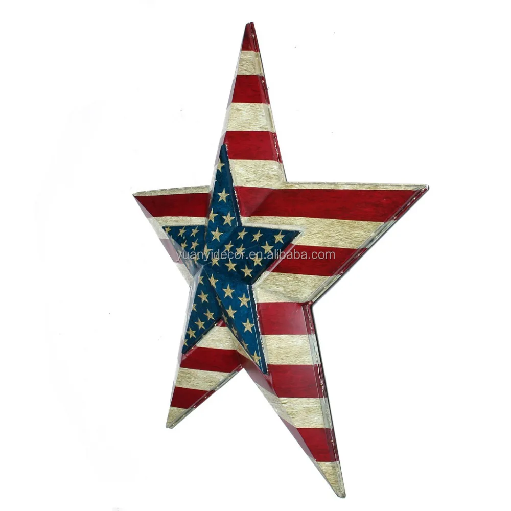 
Promotional Stars and Stripes Star Shape Led Sign Wall Decor for Bar 