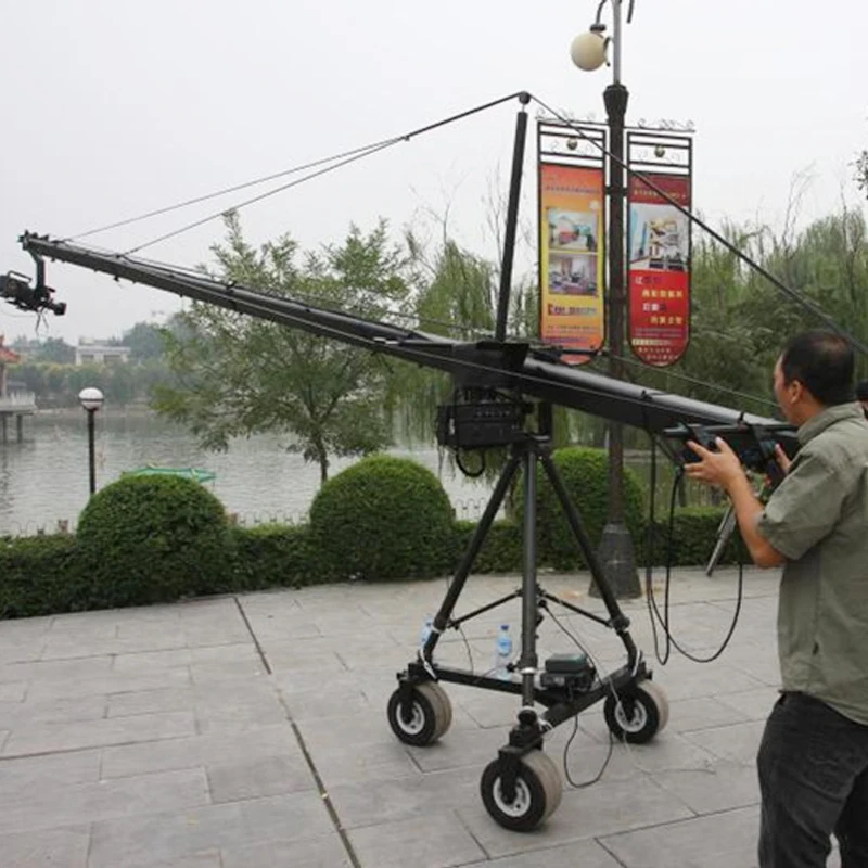 Heavy type 10m dslr video camera crane jib
