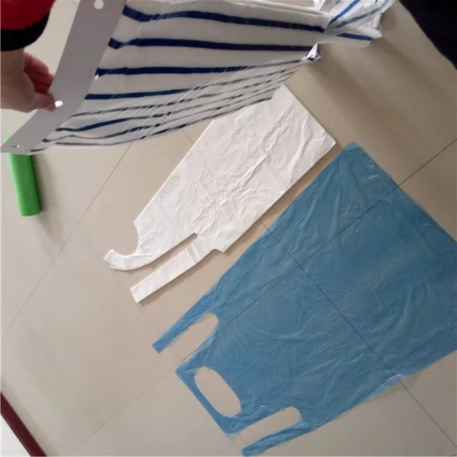 
PE Plastic Disposable Aprons Disposable Bibs For Adult 