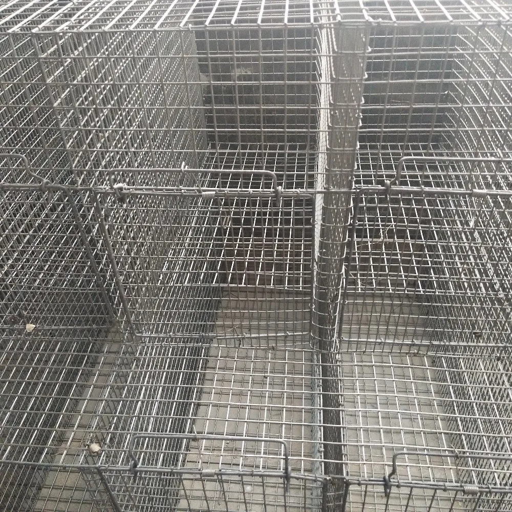 Metal Mink cage / galvanized iron welded wire mesh / new style Mink breeding cage