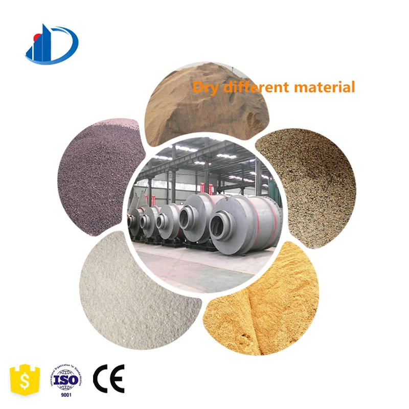 Промышленная вращающаяся маленькая сушилка для песка
