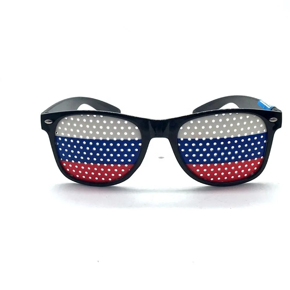 
Russian football fans glasses russia fan flag glasses , russian new year national day decoration glasses 