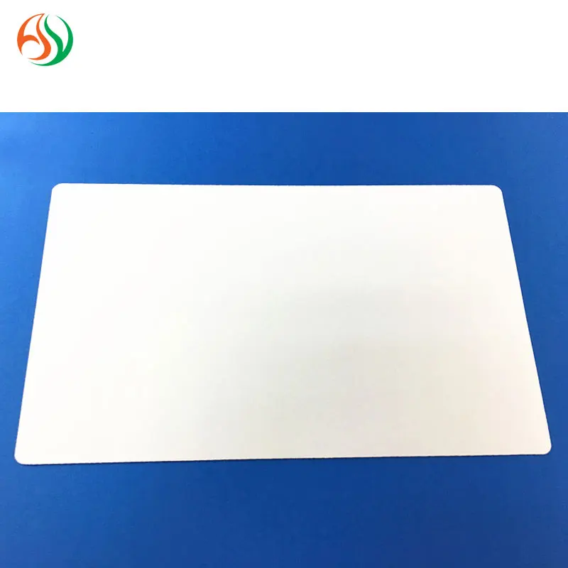 AY Stock 14 X 24 Inch Blank White Mouse Pad Material Neoprene Rubber Fabric Blank Playmat For Sublimation Printing