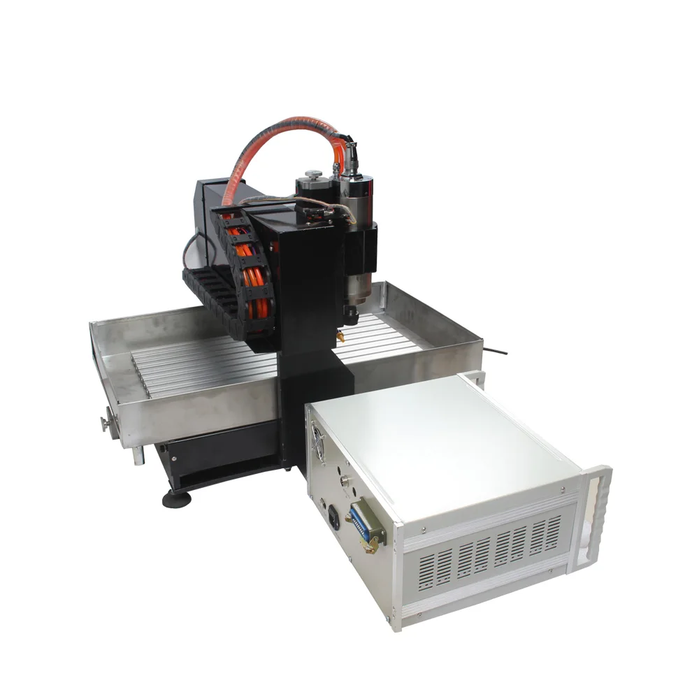 Steel Structure Mini 3D Stone CNC 3040 2200W Engraving Router Machine For Metals Stone